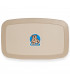 Surface-mounted horizontal baby changing station