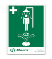 Pieza de recambio : Señalización vertical para ducha y lavaojos de emergencia