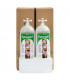 2 bouteilles de rechange de 1 litre de solution saline pour nos stands laveurs d'yeux d'urgence autonomes