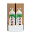 2 spares 1 liter bottles of saline solution for our self-contained emergency eyewash stands