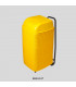 36 yellow cinema seats with rolling cart