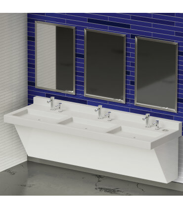 Sistema automatico di erogazione del sapone multi-alimentazione