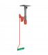 Ceiling mounted unheated safety shower