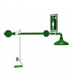 Over door mounted laboratory safety shower