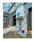 1500L tank fed safety shower - jacketed and insulated