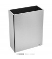 Wall-mounted 304 stainless steel bin, 38 litres