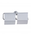 Distributeur de papier toilette à double rouleaux, avec caches
