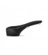 Designer series counter-mounted automatic soap dispenser, matte black, foam