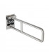 Wall-mounted swing up grab bar