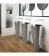Combi poubelle encastrable et distributeur d'essuie-mains, 30 litres
