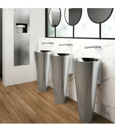Combi poubelle encastrable et distributeur d'essuie-mains, 30 litres