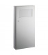 Surface-Mounted Waste Receptacle with Disposal Door