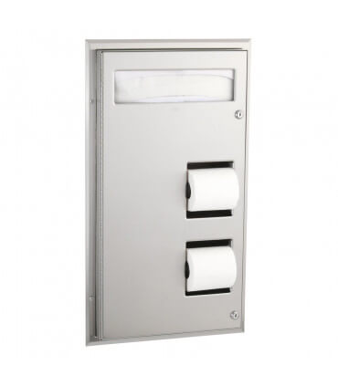 Distributeur de couvre-sièges et distributeur de papier toilette