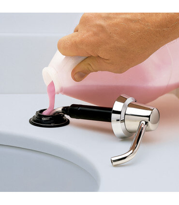 Distributeur de savon liquide, à monter sur lavabo (1 litre)
