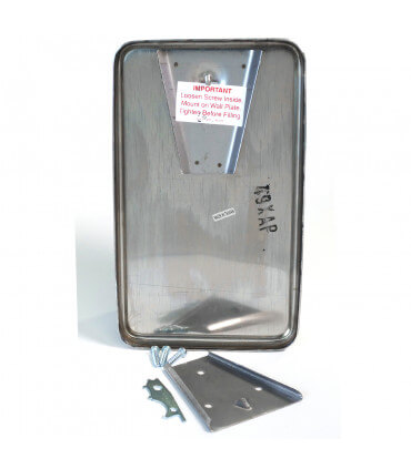 Surface-mounted soap dispenser
