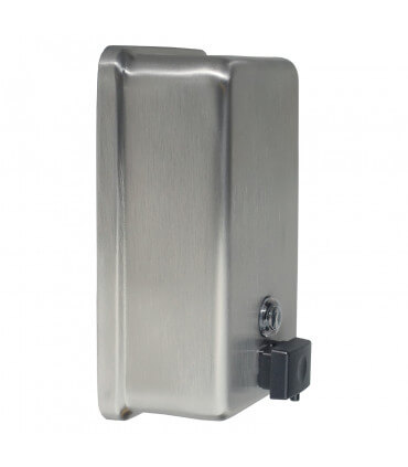Surface-mounted soap dispenser