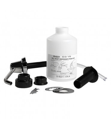 Distributeur de savon liquide, à monter sur lavabo (0,6 litre)
