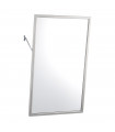 Angle-frame two position tilt mirror
