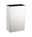 Contenitore per rifiuti intercambiabile in acciaio inox satinato (45,5 L)