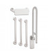 Ensemble de barres d'appui pour toilettes