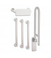 Ensemble de barres d'appui pour toilettes