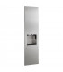 3-in-1 unit : Electronic hand dryer, papel towel dispenser and waste receptacle