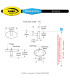 Nylon coated single clothes hook