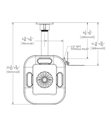 Lavaocchi e lavaviso a parete Optimus - Tutto Acciaio Inox