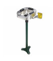 Lavaojos y lavacara de pedestal Optimus - Acero Inoxidable