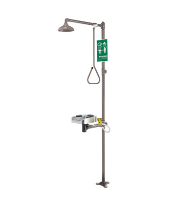 Ducha de emergencia combinada Optimus - Todo Acero Inox
