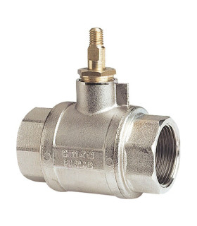 Válvula de acero inoxidable de 1"1/4 con vaciado automático para duchas combinadas de bajas temperaturas