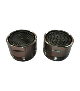 Pareja de aireadores (difusores) de acero inoxidable para lavaojos