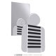 Miroir incassable en inox 304
