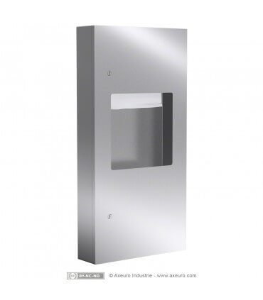 Dispensador de toallas de papel/recipiente para residuos