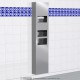 Combiné 3 en 1 : sèche-mains électronique, distributeur d'essuie-mains et poubelle