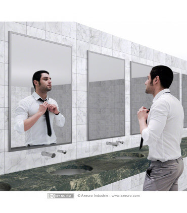 Miroir plat en verre