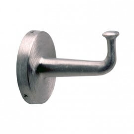 Heavy-duty clothes hook with concealed mounting