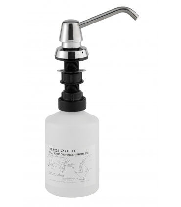 Distributeur de savon liquide, à monter sur lavabo (0,6 litre)