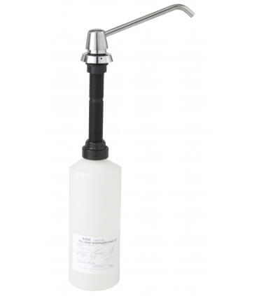 Distributeur de savon liquide, bec long, à monter sur lavabo (1 litre)