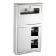 Surface-mounted seat-cover dispenser and toilet tissue dispenser