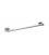 Barre porte-serviette, ronde, tout en inox - satiné (610 mm)