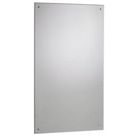 Miroir inox sans encadrement