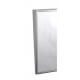 Miroir verre incliné, encadré inox monobloc 61 cm X 91 cm