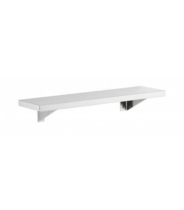 Étagère inox en applique
