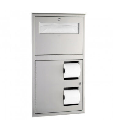 Distributeur de protections de sièges de papier toilette -
