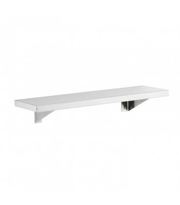 Étagère inox en applique - largeur 152 mm x longueur 457 mm