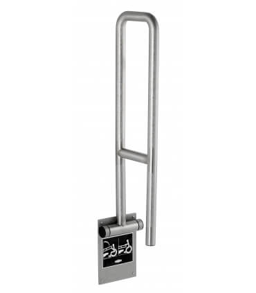Barre d'appui à glissemenet vertical  en inox
