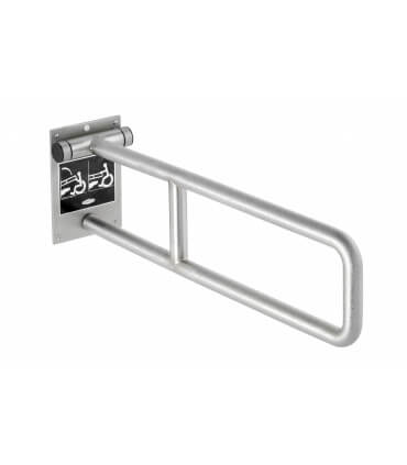 Barre d'appui à glissemenet vertical  en inox